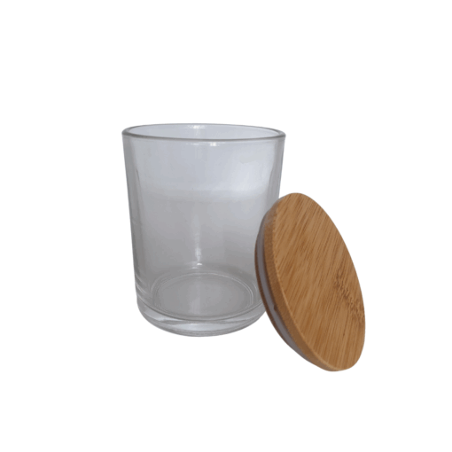 Glass Jar with Wooden Seal Lid - 150ml