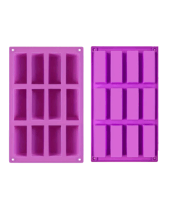 12 Cavity Long Rectangle Silicone Mould