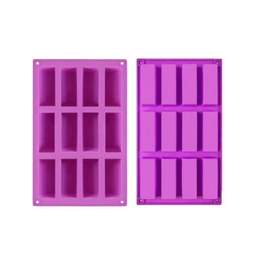 12 Cavity Long Rectangle Silicone Mould