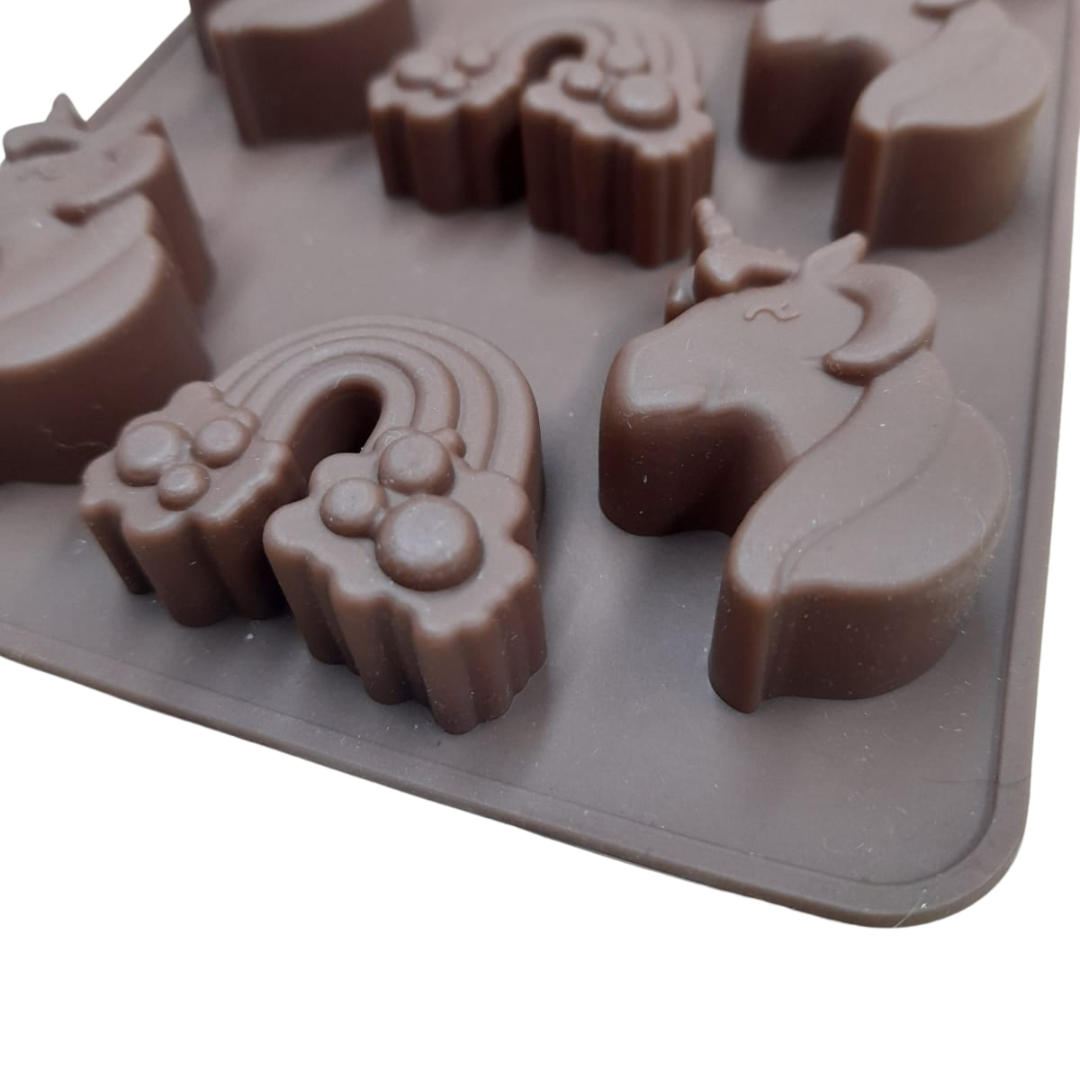 Unicorn & Rainbow Silicone Mould - Image 3
