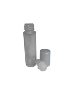 10pcs Roller Ball Bottle with Silver Lid - 10ml